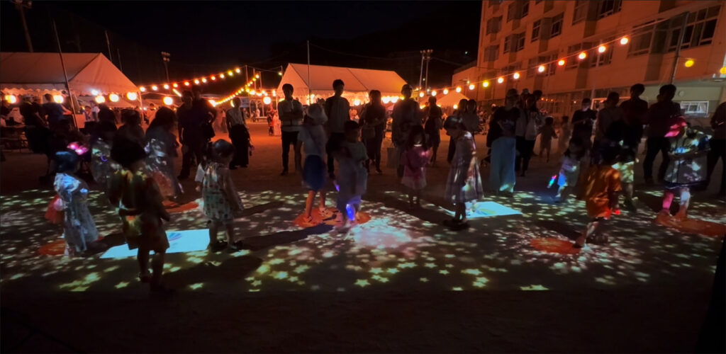 ほおずきとひろフェスのロゴのダンス